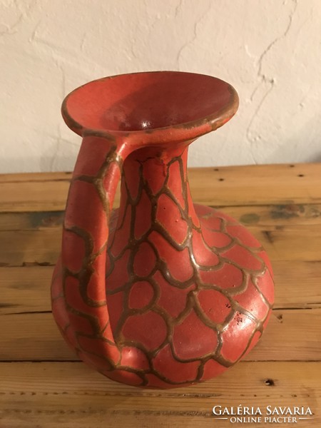 Decorative red jug vase modern home interior t-66