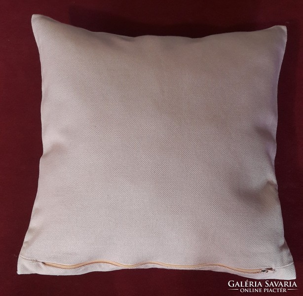 Old shady cross-stitch decorative pillow (l2109)