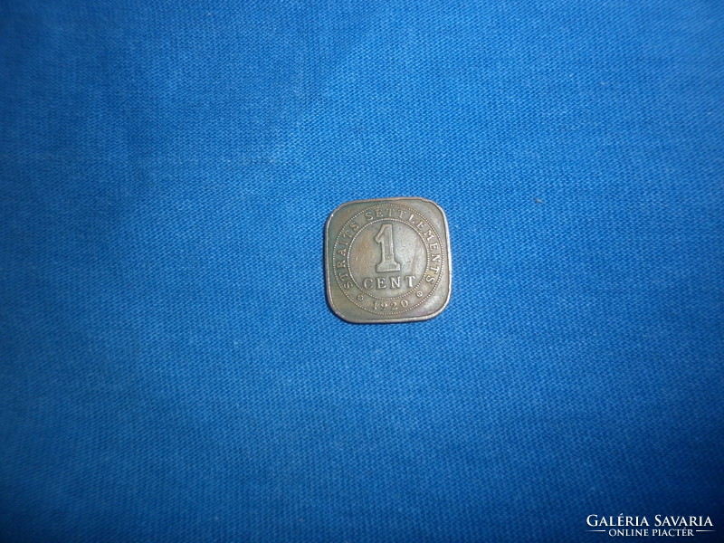 Pénz 1 cent  V. György 1920 india