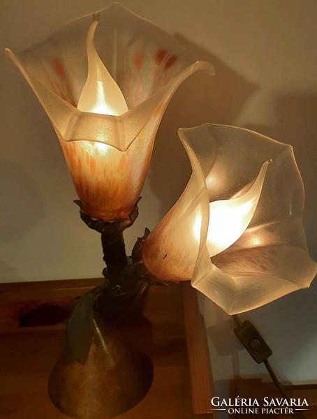 Horvát Márton két égős asztali lámpa