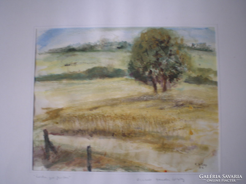 Hannelore spitzley, aquarell, signed / right, bottom /, frame: 40 x 50 cm; watercolor: 24 x 30 cm