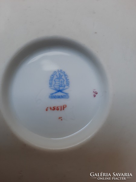 Herendi Pur-pur Indiai kosármintás körmös váza, kaspó