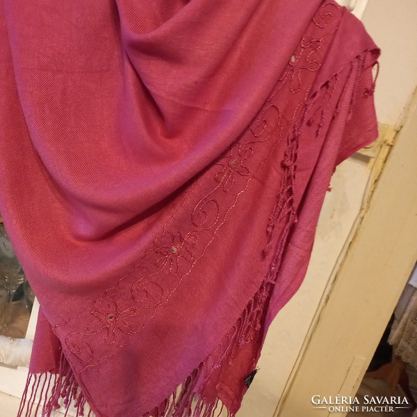 Beautiful pink scarf - viscose