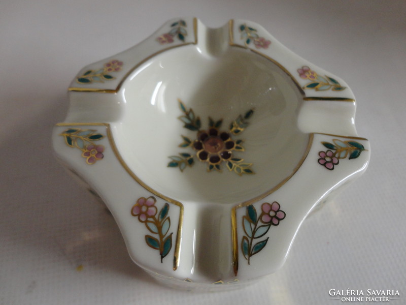 Beautiful ashtray with floral pattern