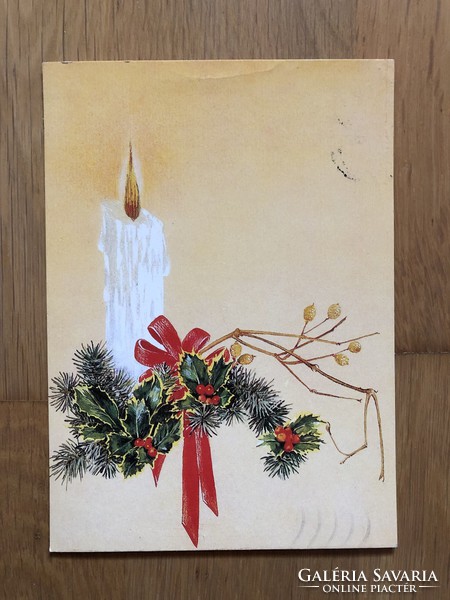 Karácsonyi képeslap - Katona Györgyi rajz