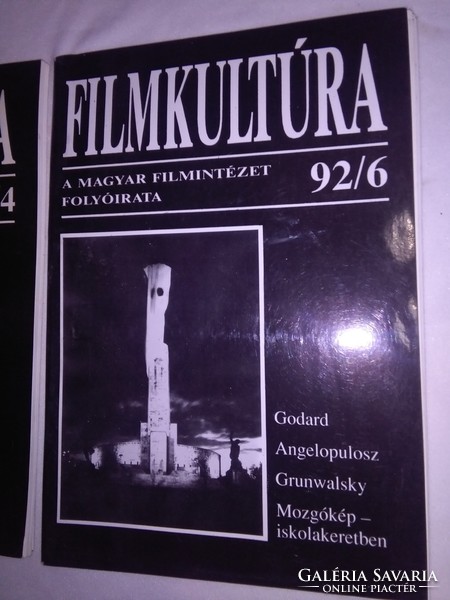 Filmkultúra folyóirat 1992 - két darab együtt