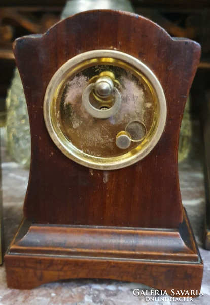 Antique small Art Nouveau women's jewelry / ornament / alarm clock