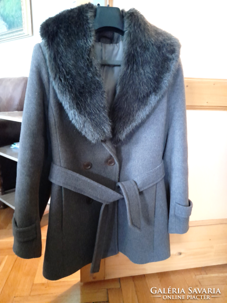 Furry 3/4 women's new wool coat m