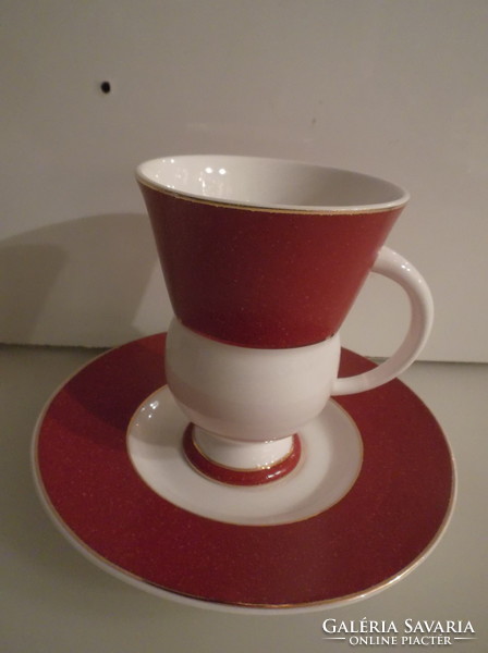 Coffee set - bone china - marked - 2 dl - 16 cm - perfect - 4 sets available