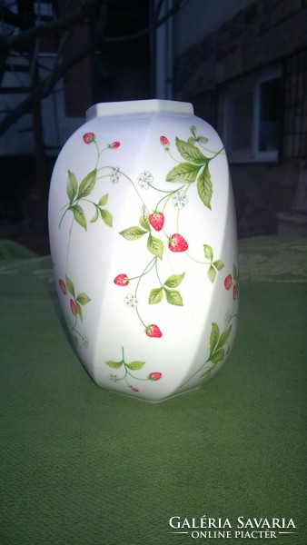 Angol-Royal Canterbury-eper mot.gyönyörű váza