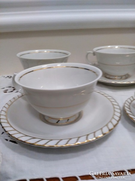 Tk thun white gold coffee tea set + accessories 29 pieces!