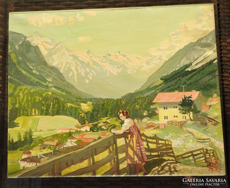 Bajor hegyekben_ német kortárs festőművész
