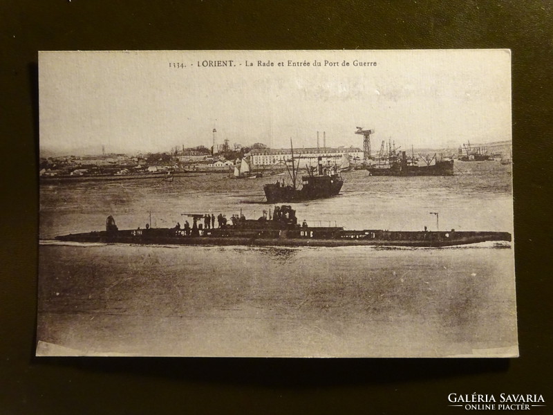 Submarine - French postcard i. Vh.