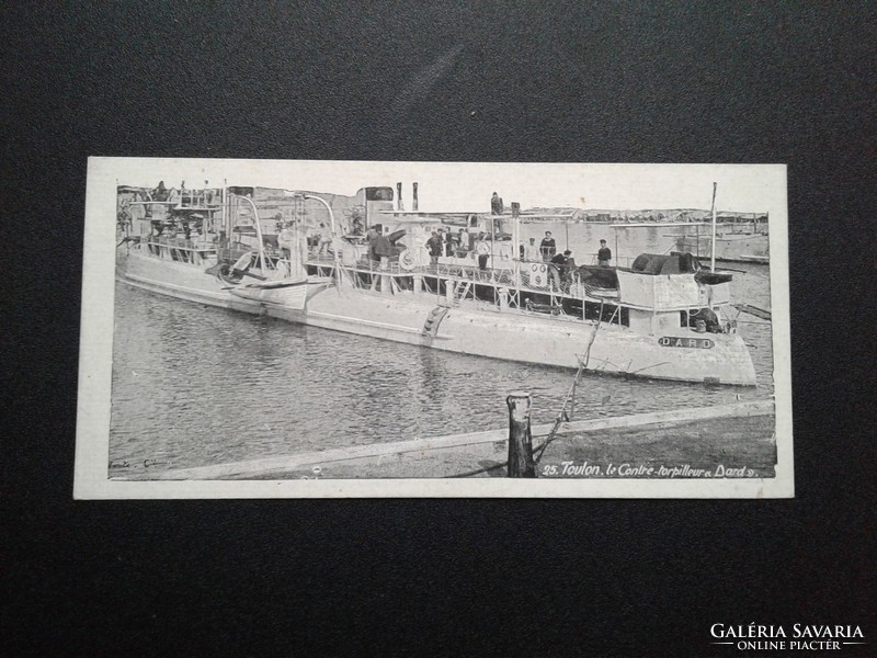 Warship dard - French postcard i. Vh.