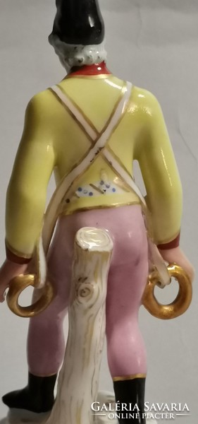 Antik Bécsi Porcelán Figura