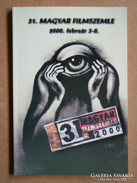 31st Hungarian Film Festival Budapest, February 2000 3.-8. Publication and book in Hungarian and English