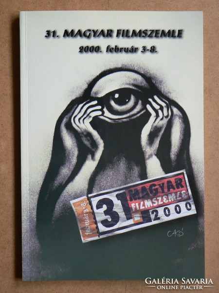 31. MAGYAR FILMSZEMLE BUDAPEST, 2000. FEBR. 3.-8. MAGYAR-ANGOL NYELVŰ KIADVÁNY, KÖNYV