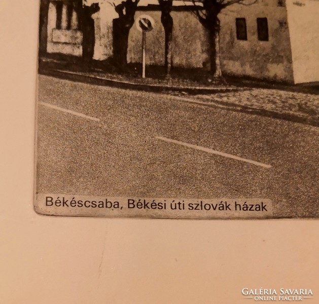 FK/161 - Tassy Béla grafikus – Szlovák házak című rézkarca
