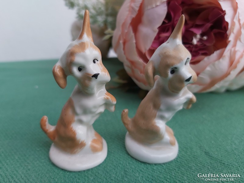 Beautiful aquincum dog puppy puppies dogs animal figure nostalgia piece showcase ornament