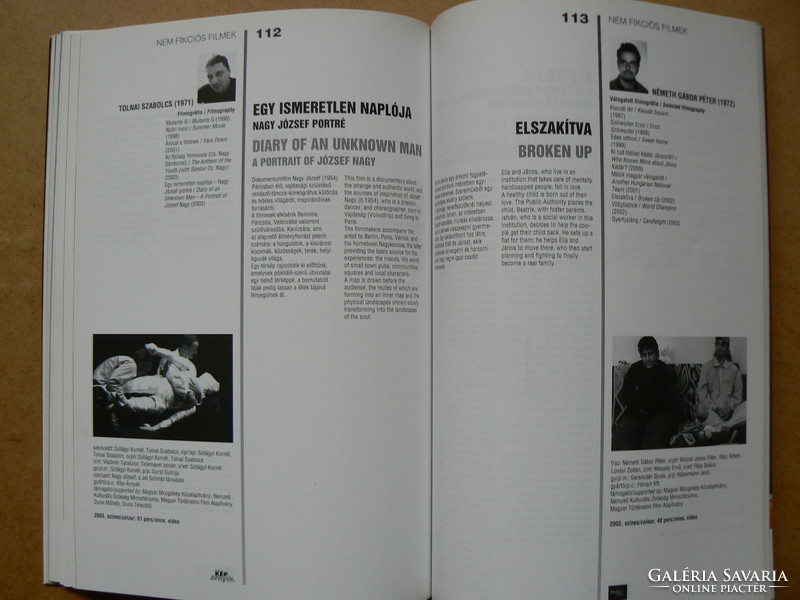 35th Hungarian Film Festival Budapest, 2004. Jan. 27.-Febr. 3. Publication and book in Hungarian and English