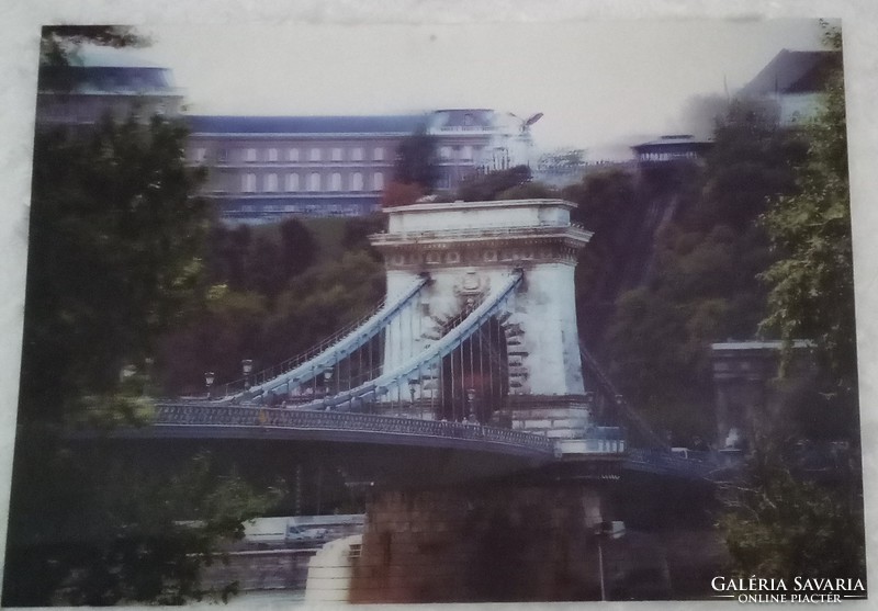 3 D image of chain bridge