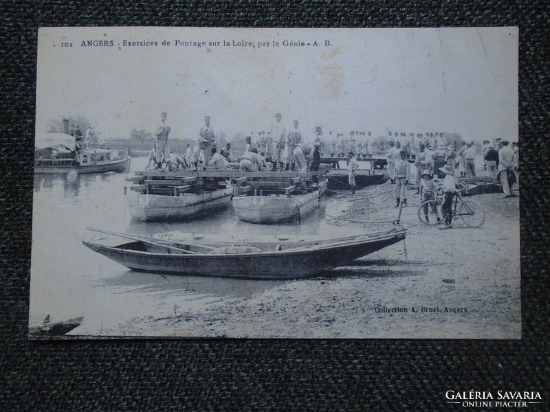 World War I Western Front - French Postcard - Ship Bridge