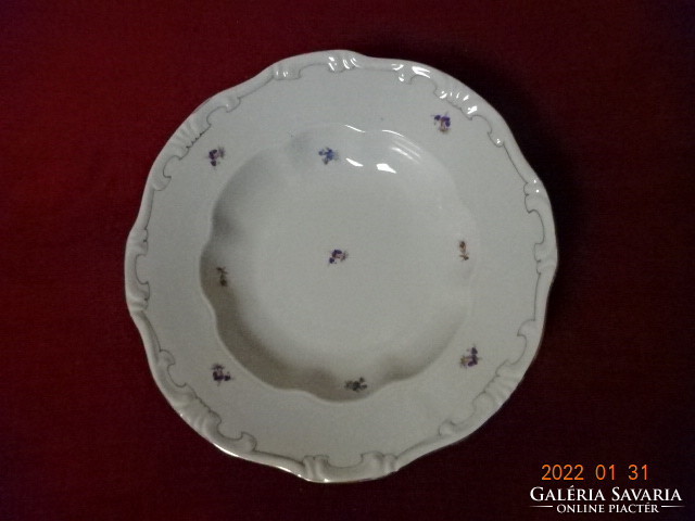 Zsolnay porcelain antique deep plate, six pieces for sale. He has! Jókai.