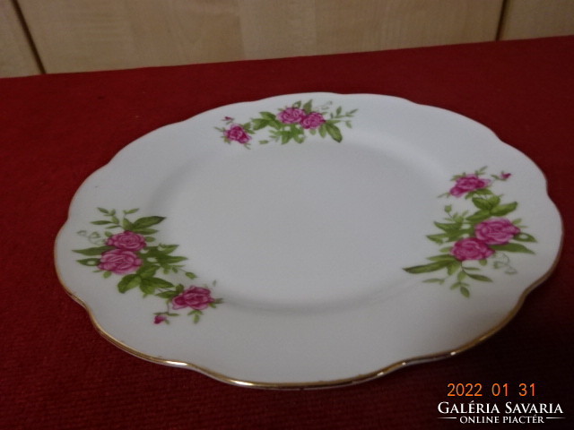 Chinese porcelain, rose patterned small plate, six in one. He has! Jókai.