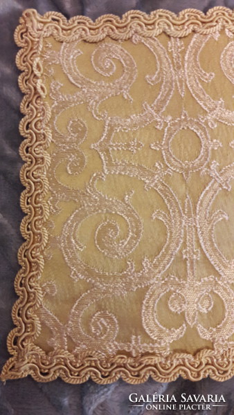 Tablecloth fair 70% discount old golden brocade tablecloth (m2130)