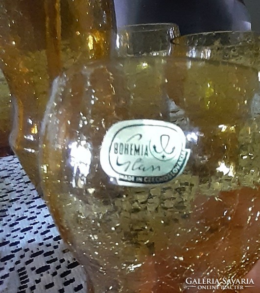 Bohemia repesztett üveg limonádés készlet