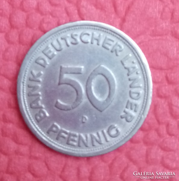 Very rare German 50 pfenn from 1949