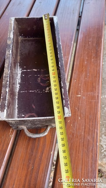 Old aluminum metal bar