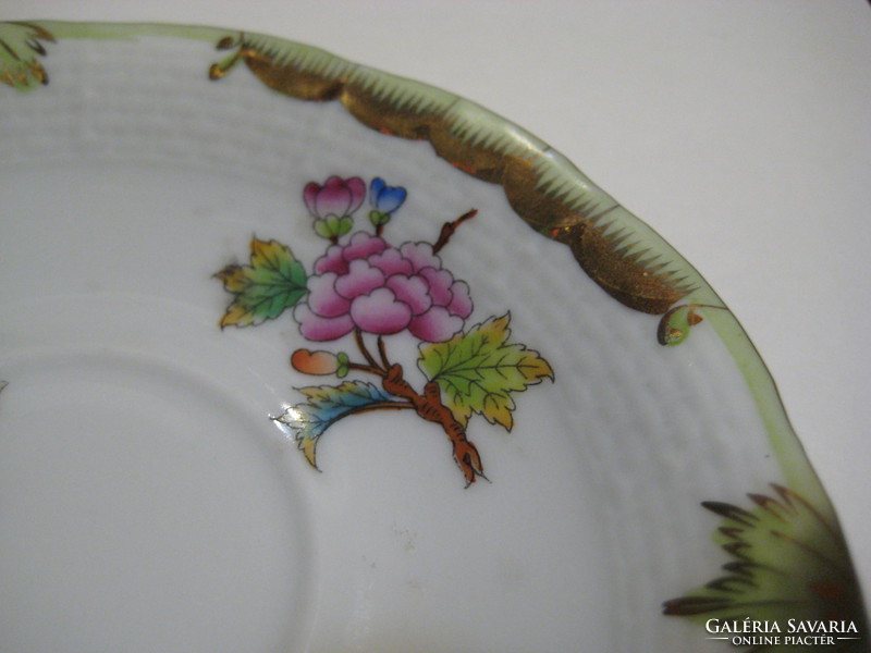 Herendi , régi szép victória mintás  11,4  cm kis tányér