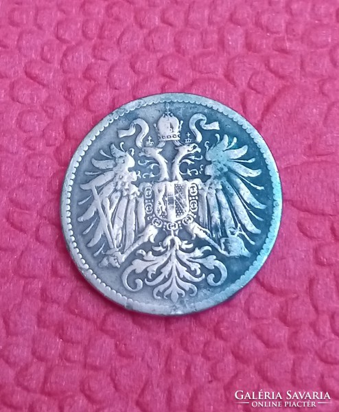 2 haller 1897-ből,az Osztrák-Magyar Monarchia korából