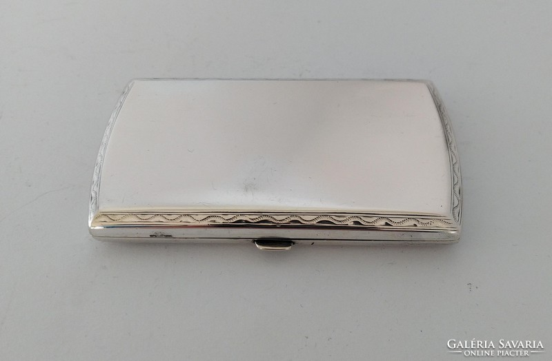 Silver women's cigarette case