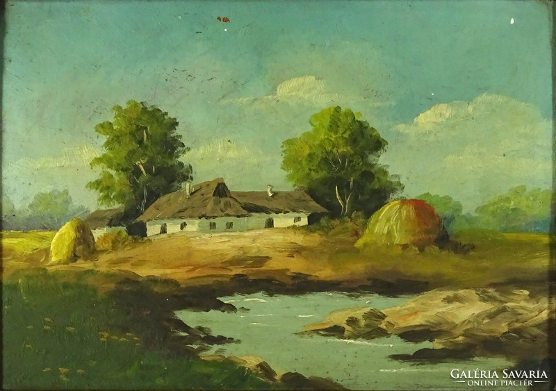 1H374 xx. Century European painter: homestead