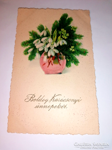 Antique Christmas greeting card