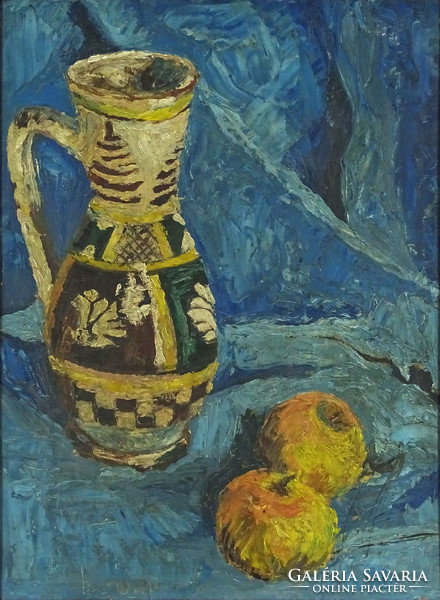 1H386 xx. Century Hungarian painter: still life with a mug