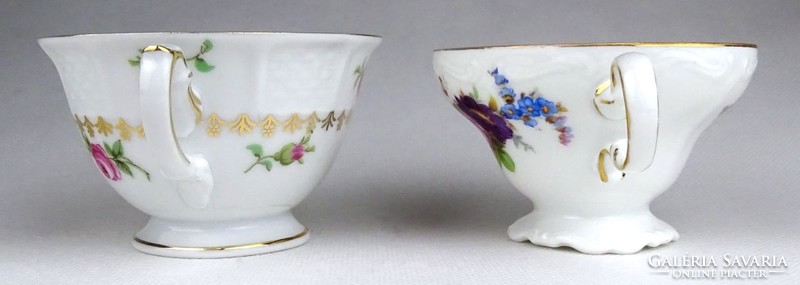 1H465 old marked rosenthal porcelain coffee cup 2 pieces