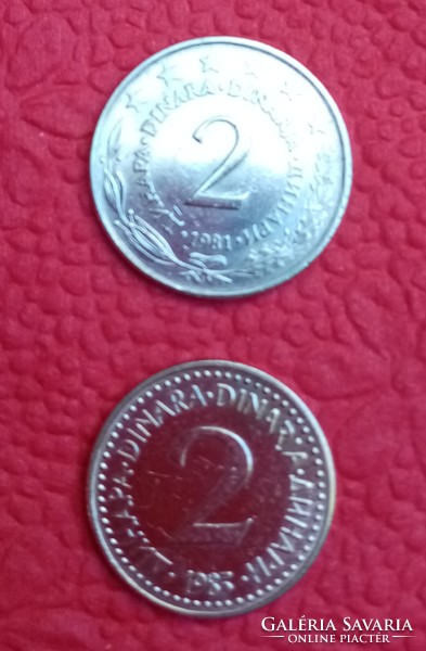 Yugoslavian 2 Dinar 1981.83