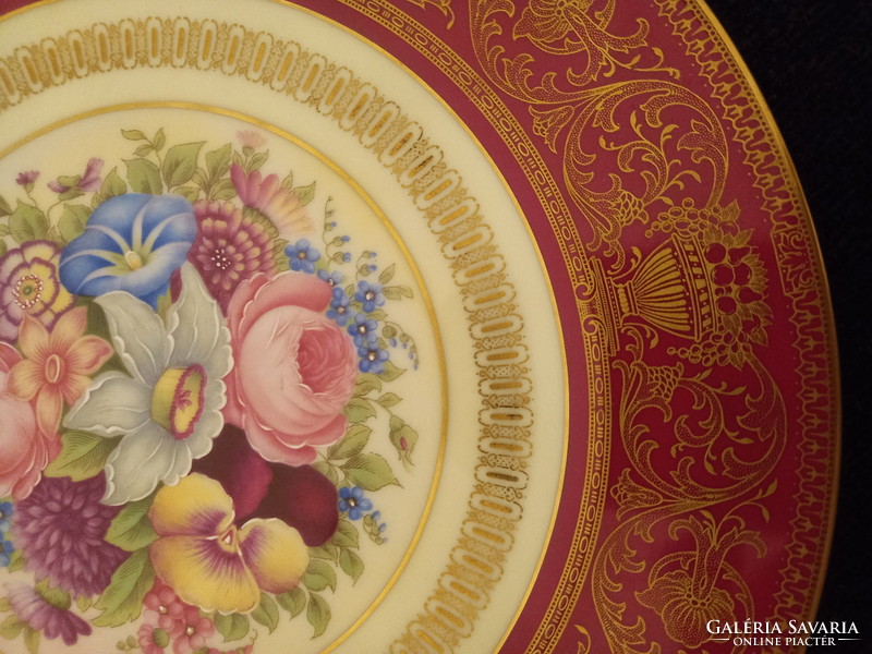 Three bavaria rosenthal porcelain decorative plates with empire decoration