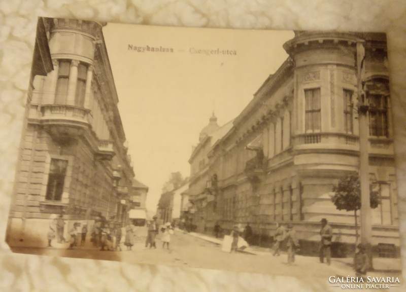 1945 előtti fotó + litográfia képeslap magyar városokról