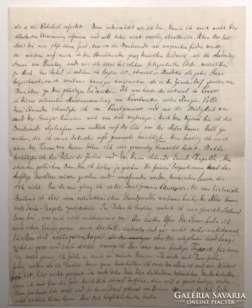 Rados Gusztáv levele Zürichböl 1897
