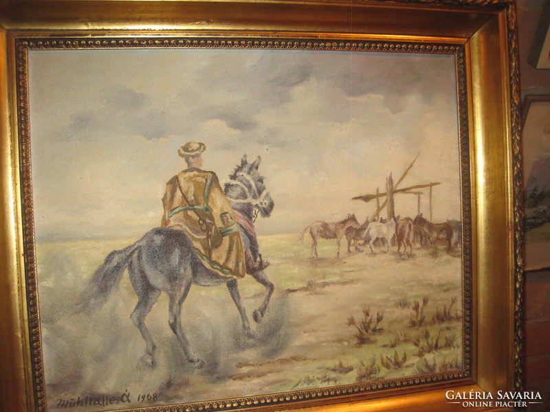 Equestrian life picture, frame price!