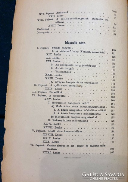 Siklós Albert: Összhangzattan  1923. Rozsnyai Károly Könyv- és Zeneműkiadása Bp.