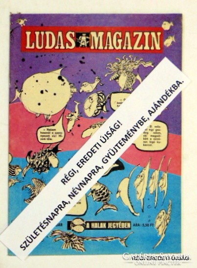 1987 május  /  Ludas Magazin  /  SZÜLETÉSNAPRA!? Eredeti, régi újság :-) Ssz.:  20271