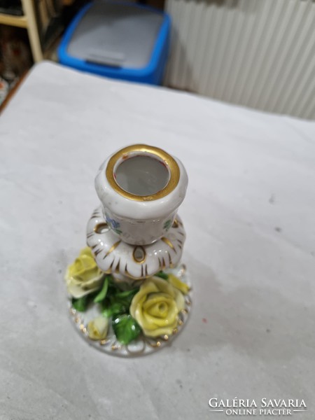Herend porcelain candle holder