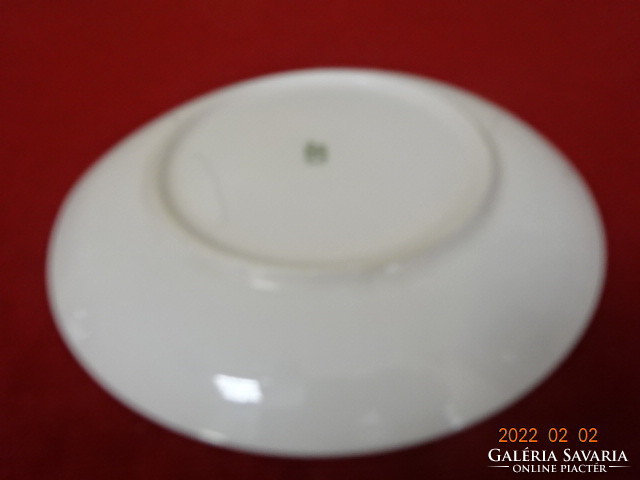 German porcelain small plate, diameter 19 cm. He has! Jókai.