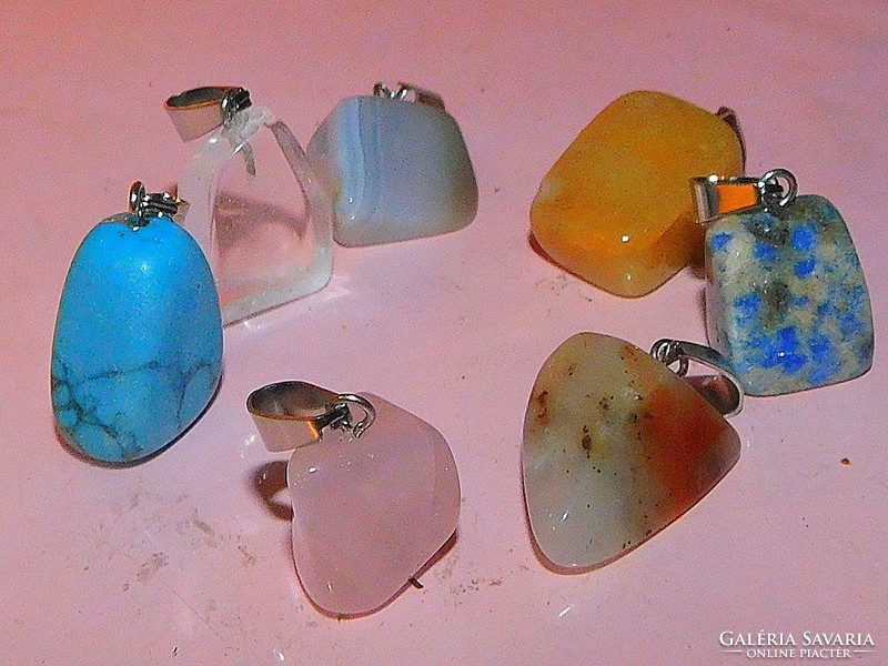 7-piece mineral stone pendant package in one - different wear for every day 2 no.