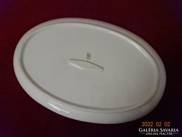 German porcelain oval meat bowl. Size: 32 x 21 x 2, cm. He has! Jókai.